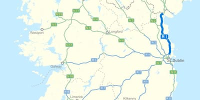Карта на пистата Ирландия 