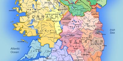 Карта на река Ирландия карта за деца